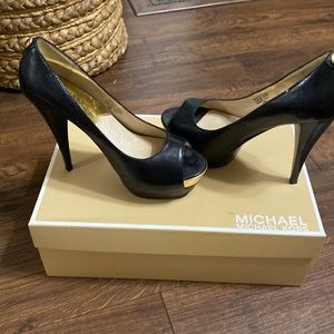Michael Kors black platform